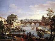 The Castel Sant Angelo from the South WITTEL, Caspar Andriaans van